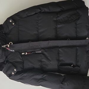 Canada Weather GearWomen's Black Puffer Jacket with Hood